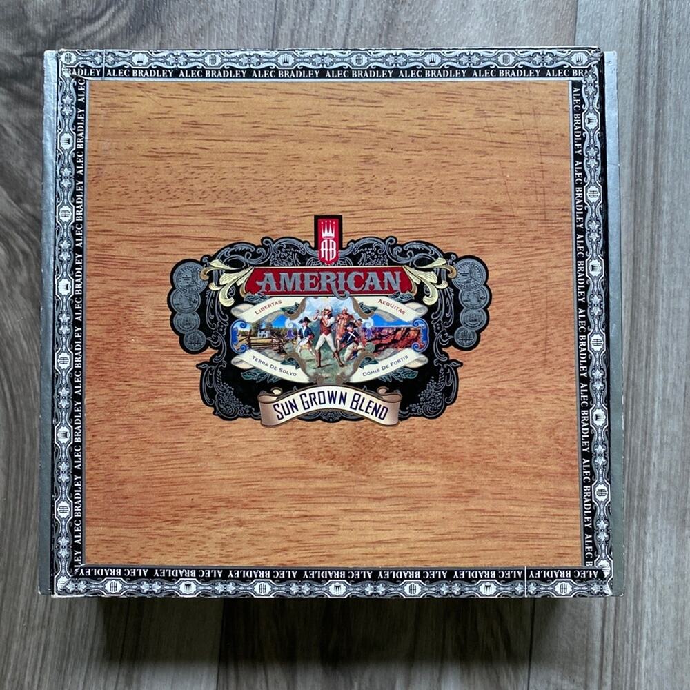 Alec Bradley American Sun Grown Blend‎ Empty Cigar Box